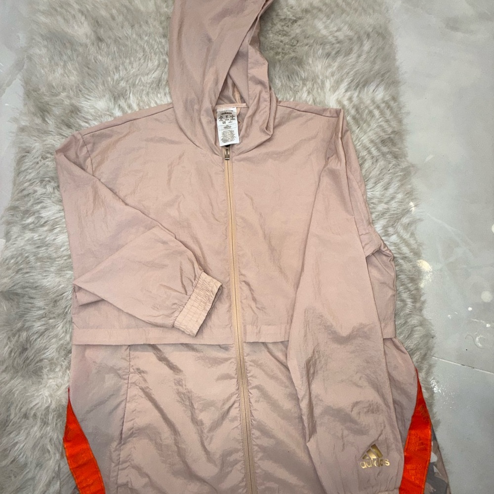 Adidas Pink and Orange Women's Jacket